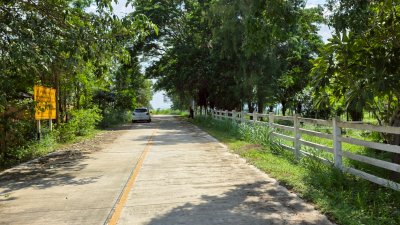 ที่ดินติดถนนหลักสวนผึ้ง ไร่ละ 300,000.- หัวมุมถนน ติดถนน 2ด้าน ไม่มีประวัติน้ำท่วม