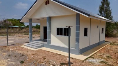 ที่ดินโฉนดพร้อมบ้านสร้างใหม่ เนื้อที่ 1 ไร่  ราคา 1,590,000 บาท