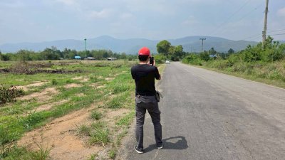 หน้าที่ดินติดถนนลาดยาง 40 เมตร น.ส.3 ก ครุฑเขียว 3 ไร่