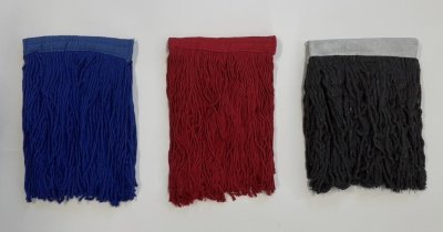 ผ้าถูพื้น 300 กรัม  10 นิ้ว สีแดง