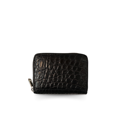 CACCB-006 : CROCODILE LEATHER MINI ZIP WALLET