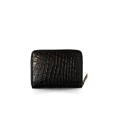 CACCB-006 : CROCODILE LEATHER MINI ZIP WALLET
