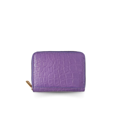 CACCB-006 : CROCODILE LEATHER MINI ZIP WALLET