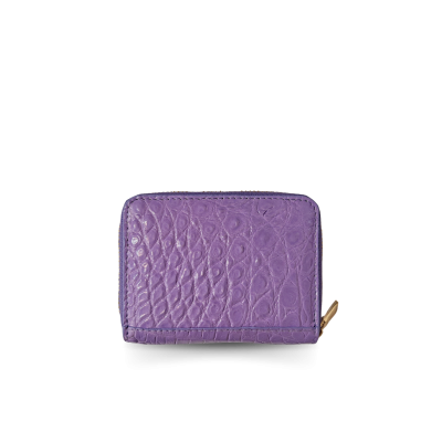 CACCB-006 : CROCODILE LEATHER MINI ZIP WALLET