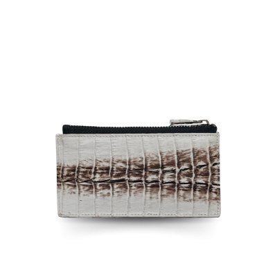 CROCODILE LEATHER CARD HOLDER COIN PURSE : CACCB023BTMX