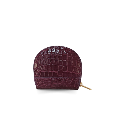 CROCODILE LEATHER COIN PURSE: CACCB030Y