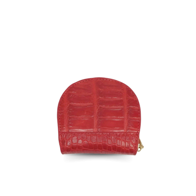 CROCODILE LEATHER COIN PURSE: CACCB030Y