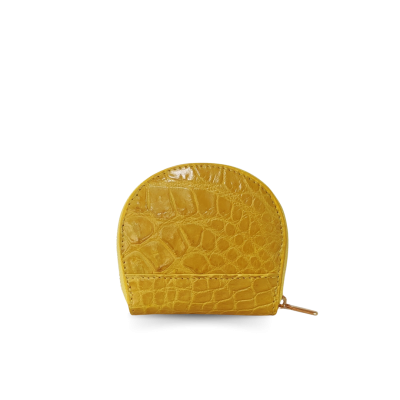 CROCODILE LEATHER COIN PURSE: CACCB030Y