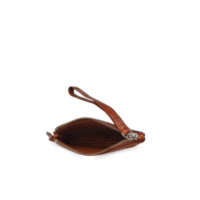 CACCB031TL : CROCODILE LEATHER MINI POUCH WITH STRAP COIN PURSE