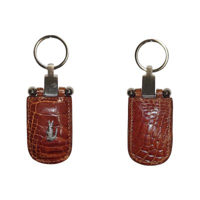 CROCODILE LEATHER KEYCHAIN : CACKC004S