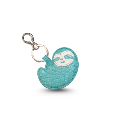 CROCODILE LEATHER KEYCHAIN : CACKC011SL