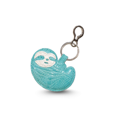 CROCODILE LEATHER KEYCHAIN : CACKC011SL