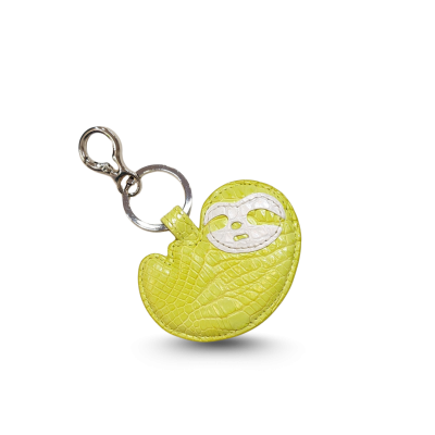 CROCODILE LEATHER KEYCHAIN : CACKC011SL