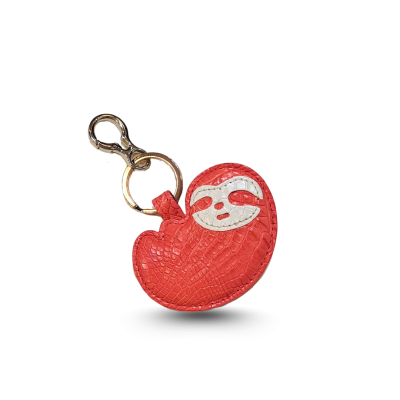 CROCODILE LEATHER KEYCHAIN : CACKC011SL
