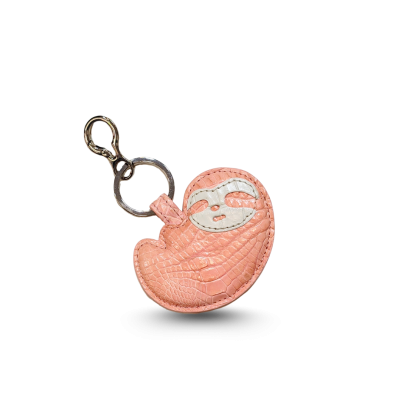 CROCODILE LEATHER KEYCHAIN : CACKC011SL