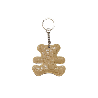 CROCODILE LEATHER KEYCHAIN : CACKC012B