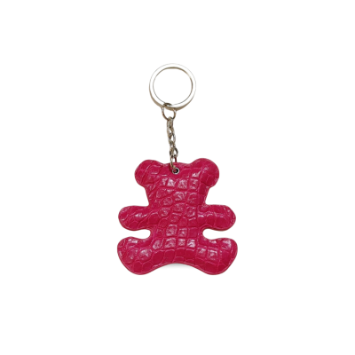 CROCODILE LEATHER KEYCHAIN : CACKC012B