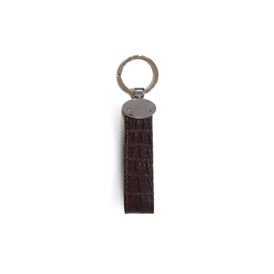 CROCODILE LEATHER KEYCHAIN : CACKC018