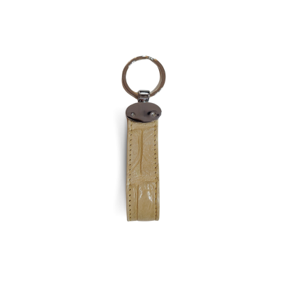 CROCODILE LEATHER KEYCHAIN : CACKC018