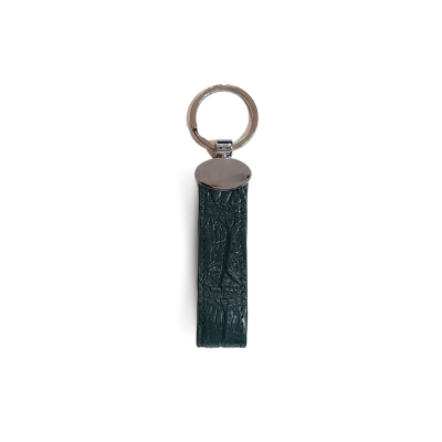CROCODILE LEATHER KEYCHAIN : CACKC018