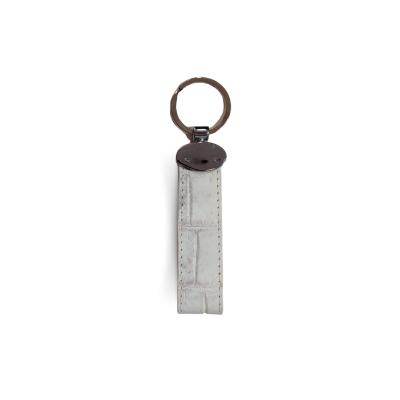 CROCODILE LEATHER KEYCHAIN : CACKC018