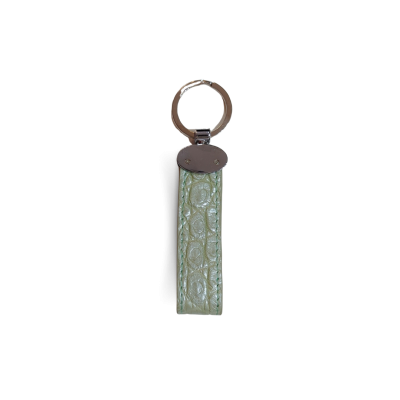 CROCODILE LEATHER KEYCHAIN : CACKC018