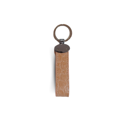 CROCODILE LEATHER KEYCHAIN : CACKC018