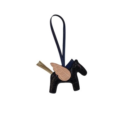 CROCODILE LEATHER TRICK KEYCHAIN : CACKC046PN