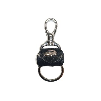 CROCODILE LEATHER KEYCHAIN : CACKC048