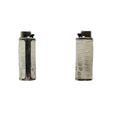CROCODILE LEATHER LIGHTER CASE COVER : CACLC001