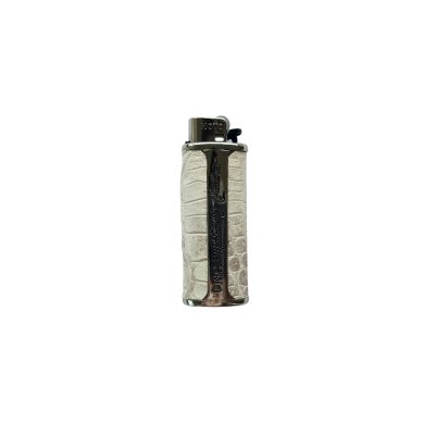 CROCODILE LEATHER LIGHTER CASE COVER : CACLC001