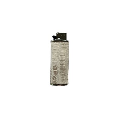 CROCODILE LEATHER LIGHTER CASE COVER : CACLC001