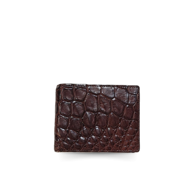 CROCODILE LEATHER MONEY CLIP : CACMC008R