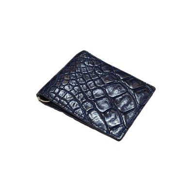 CROCODILE LEATHER MONEY CLIP : CACMC008R