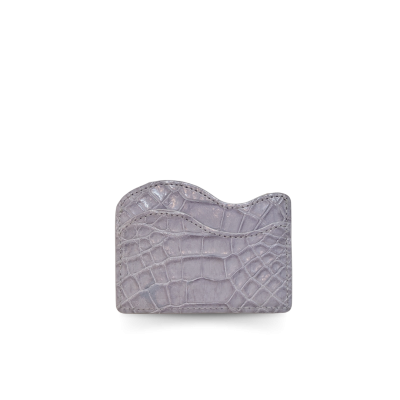 CROCODILE LEATHER CARD HOLDER : CACNC002R