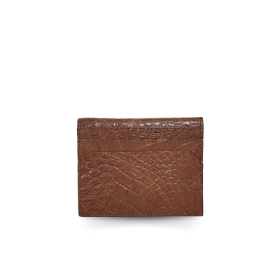 PALMA CROCODILE LEATHER CARD HOLDER : CACNC006SLY