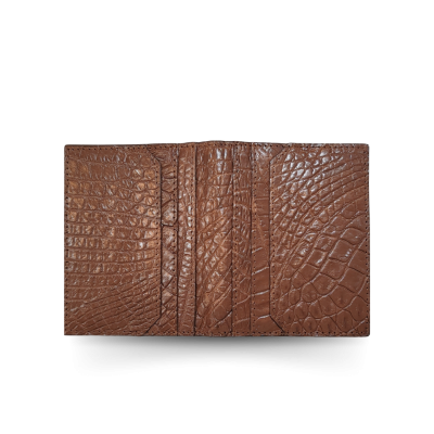 PALMA CROCODILE LEATHER CARD HOLDER : CACNC006SLY