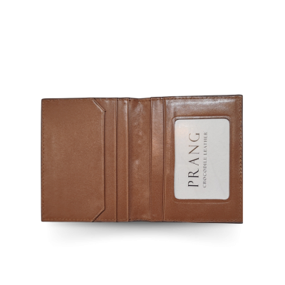 PALMA CROCODILE LEATHER CARD HOLDER : CACNC006SLY
