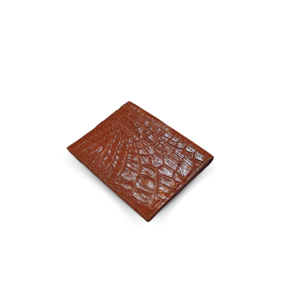 PALMA CROCODILE LEATHER CARD HOLDER : CACNC006SLY
