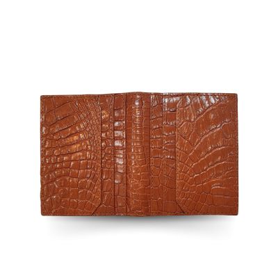 PALMA CROCODILE LEATHER CARD HOLDER : CACNC006SLY