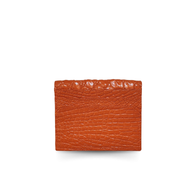 PALMA CROCODILE LEATHER CARD HOLDER : CACNC006SLY