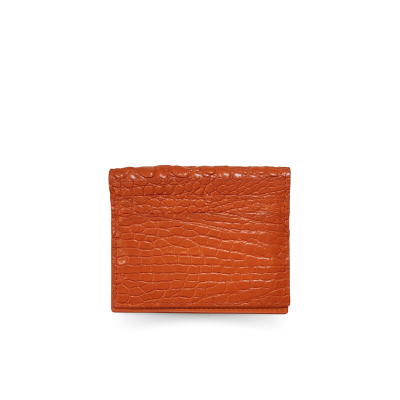 PALMA CROCODILE LEATHER CARD HOLDER : CACNC006SLY