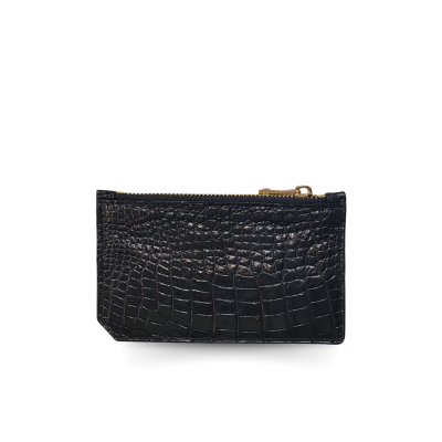 CROCODILE LEATHER COIN AND KEY WALLET : CACNC007SLY