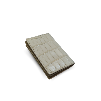 CANC008R : CROCODILE LEATHER CARD WALLET