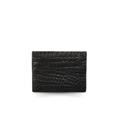 CANC009R : CROCODILE LEATHER CARD HOLDER