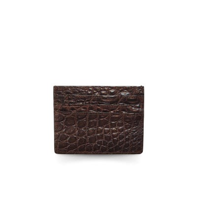 CANC009R : CROCODILE LEATHER CARD HOLDER