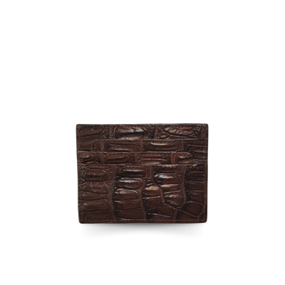 CANC009R : CROCODILE LEATHER CARD HOLDER