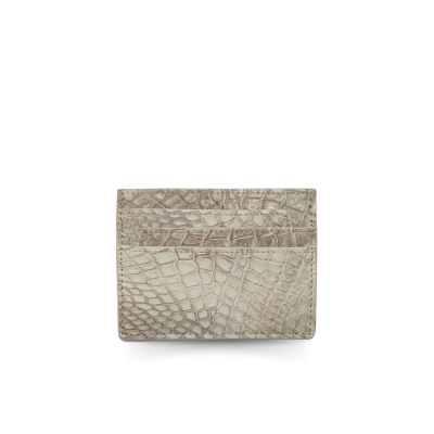 CANC009R : CROCODILE LEATHER CARD HOLDER