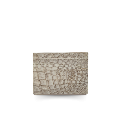 CANC009R : CROCODILE LEATHER CARD HOLDER