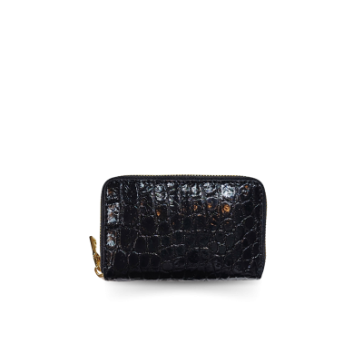 CROCODILE BELLY LEATHER CARD WALLET : CACNC021SAY
